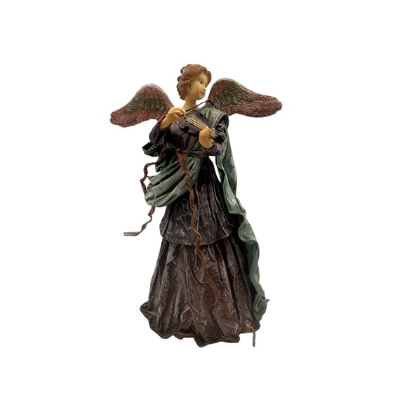Angel Playing a Violin Christmas Tree Topper - Picture 10 of 13